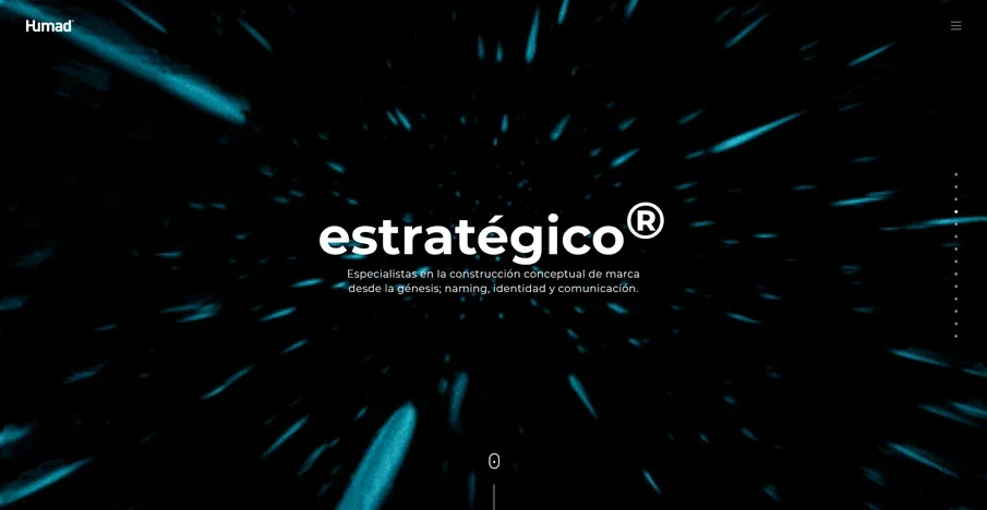 Pantalla «estratégico»: imagen y mensaje a gran tamaño.